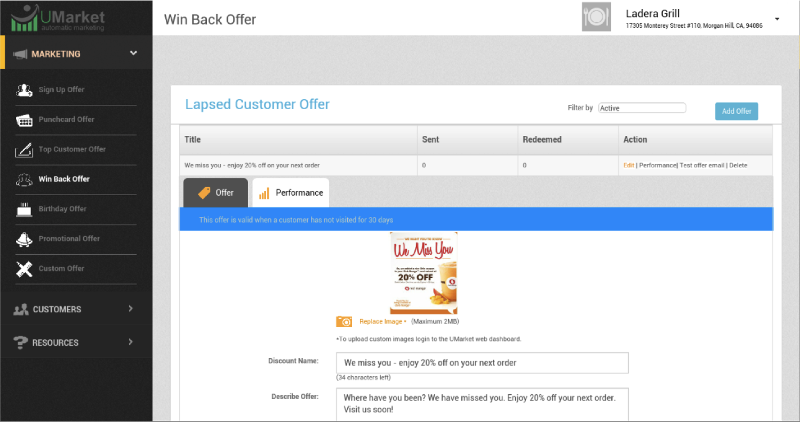 Automatically provide rewards for your customers based on their purchasing habits with UMarket.