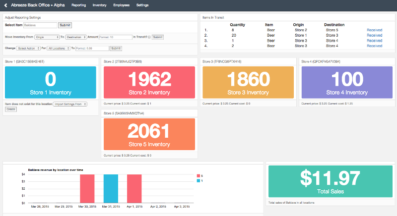 Mission Control Enterprise Management App Screenshot