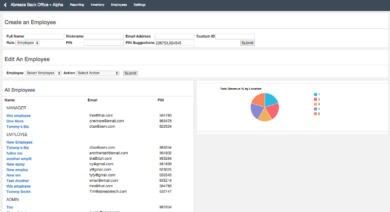 Mission Control Enterprise Management App Screenshot