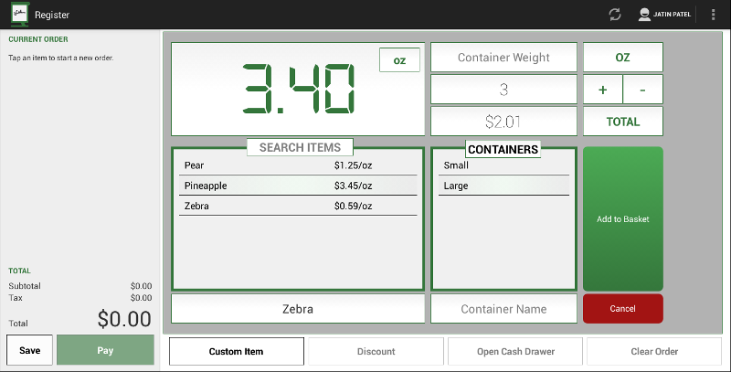 Weigh & Pay Pro App Screenshot