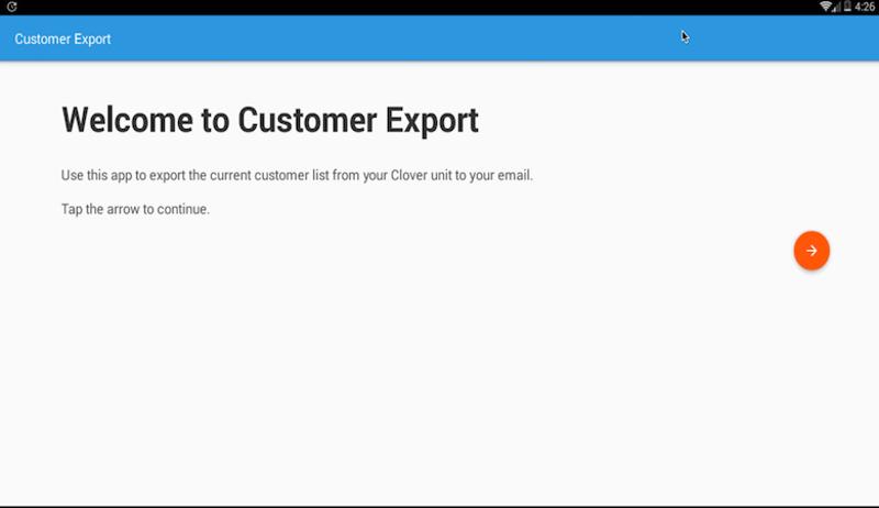 Customer Export